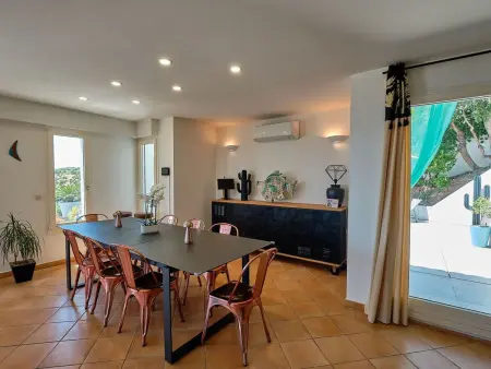 Villa 259 Fréjus : vue mer, piscine chauffée et jacuzzi - Photo 19
