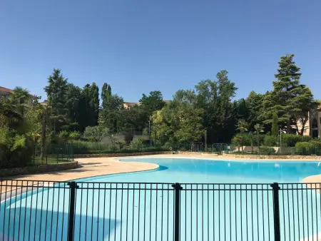 Appartement 2 chambres Mougins, balcon sud & accès piscines : photo 18