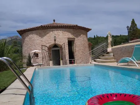 Villa Sculpture à Vence avec piscine et 3 terrasses : photo 43