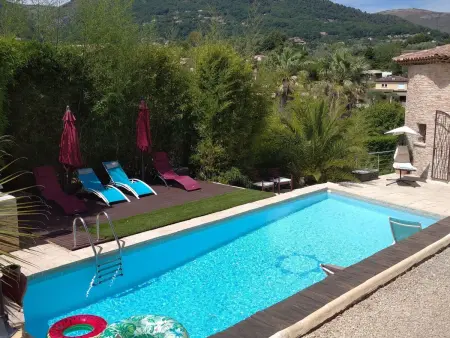 Villa Sculpture à Vence avec piscine et 3 terrasses : photo 45