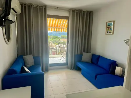 Appartement climatisé vue baie Cap Ferrat, 300m plage : photo 4