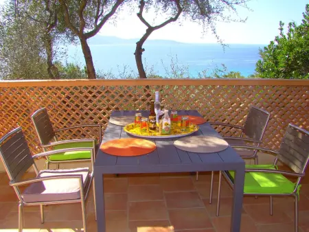 Location maison à Olmeto, Villa des Plages-Valinco 2Zi Super Meerblick 250m