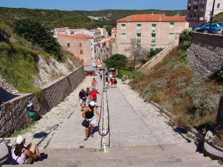 Maison vue mer à Bonifacio, 500 m de la plage : photo 29