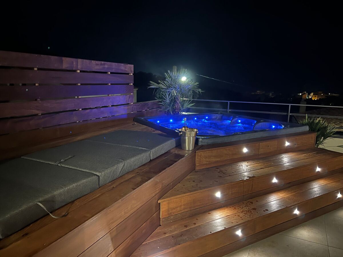 Penthouse 6 pers. avec jacuzzi et vue mer à Corbara - Photo 15
