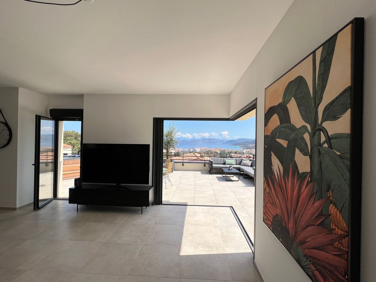 Penthouse 6 pers. avec jacuzzi et vue mer à Corbara - Photo 38