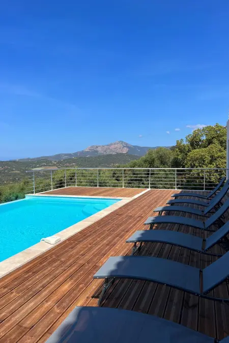 Villa Cargèse 20 pers. – Piscine à débordement & vue golfe : photo 48