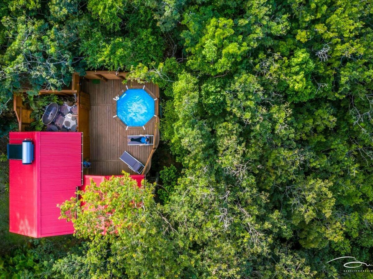 Cabane dans les arbres avec piscine privée à Deshaies - Photo 1
