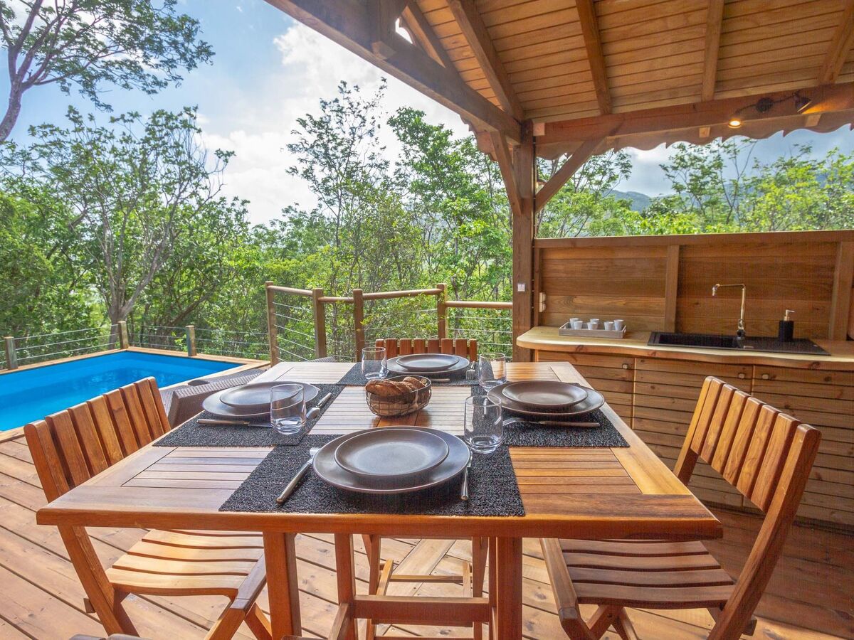 Cabane dans les arbres avec piscine privée à Deshaies - Photo 3