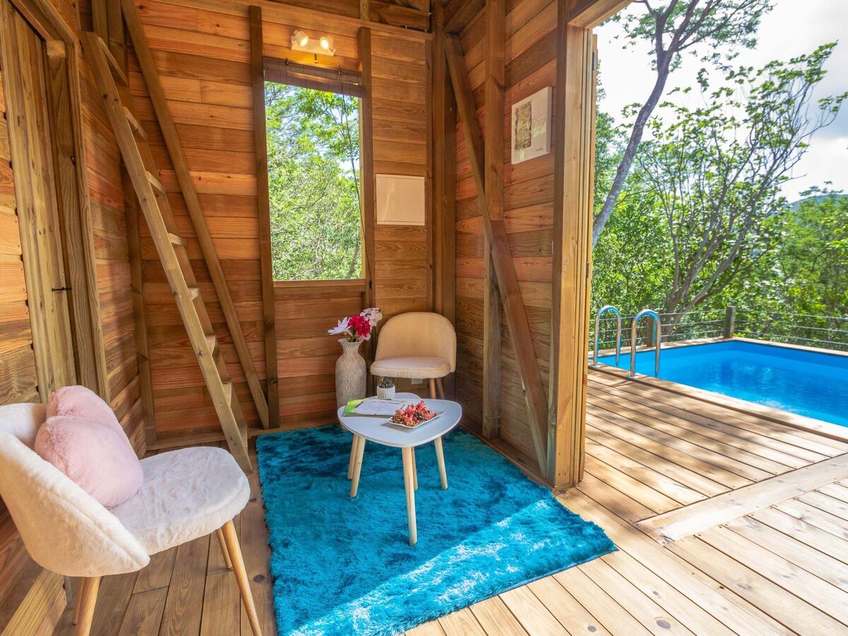 Cabane dans les arbres avec piscine privée à Deshaies - Photo 4