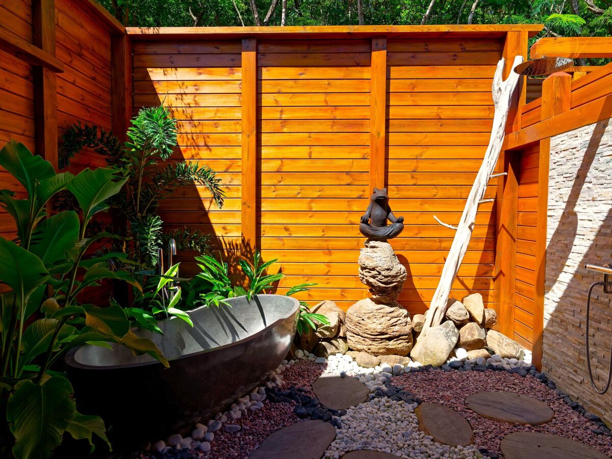Cabane dans les arbres avec piscine privée à Deshaies - Photo 5