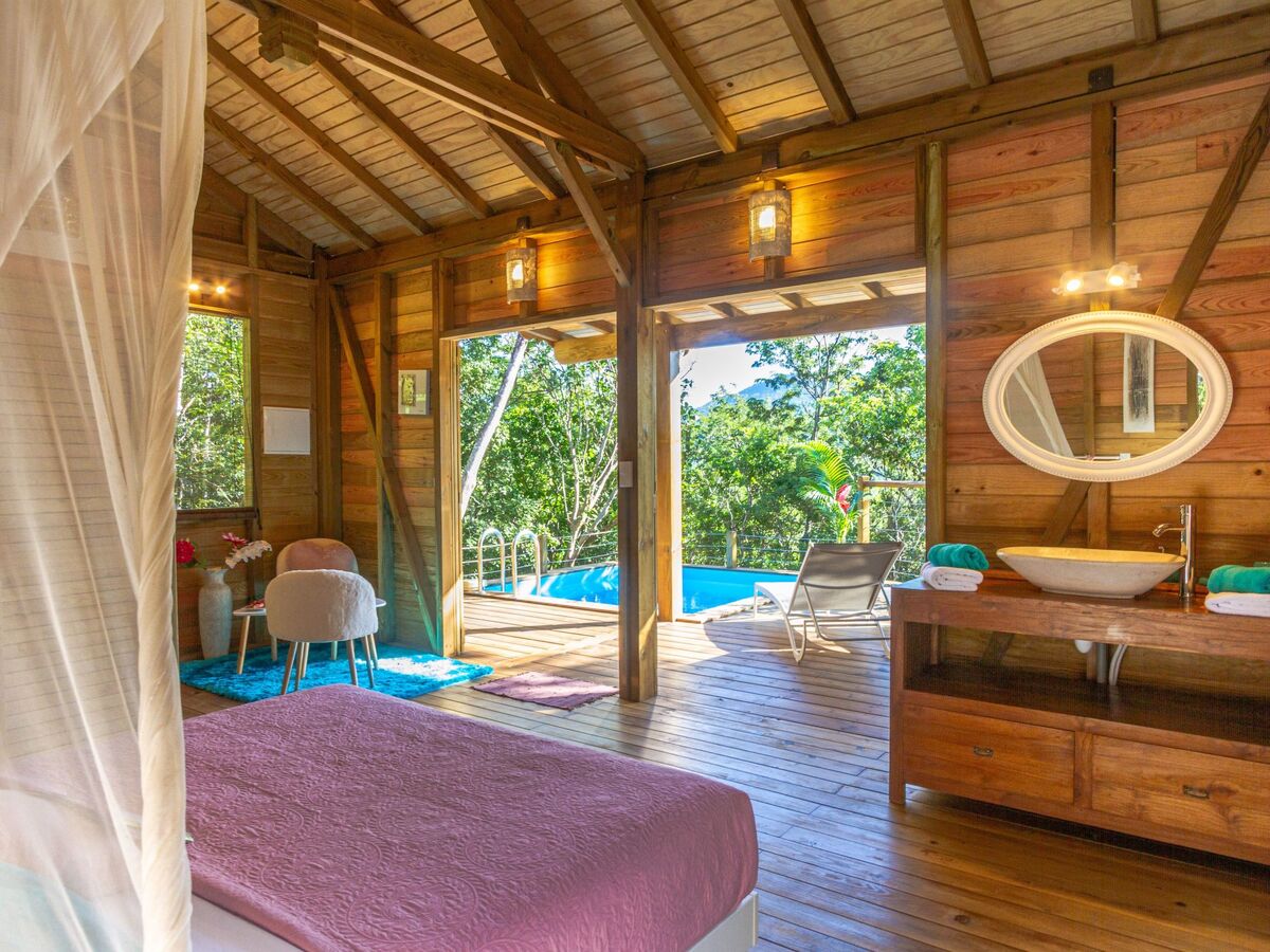 Cabane dans les arbres avec piscine privée à Deshaies - Photo 6
