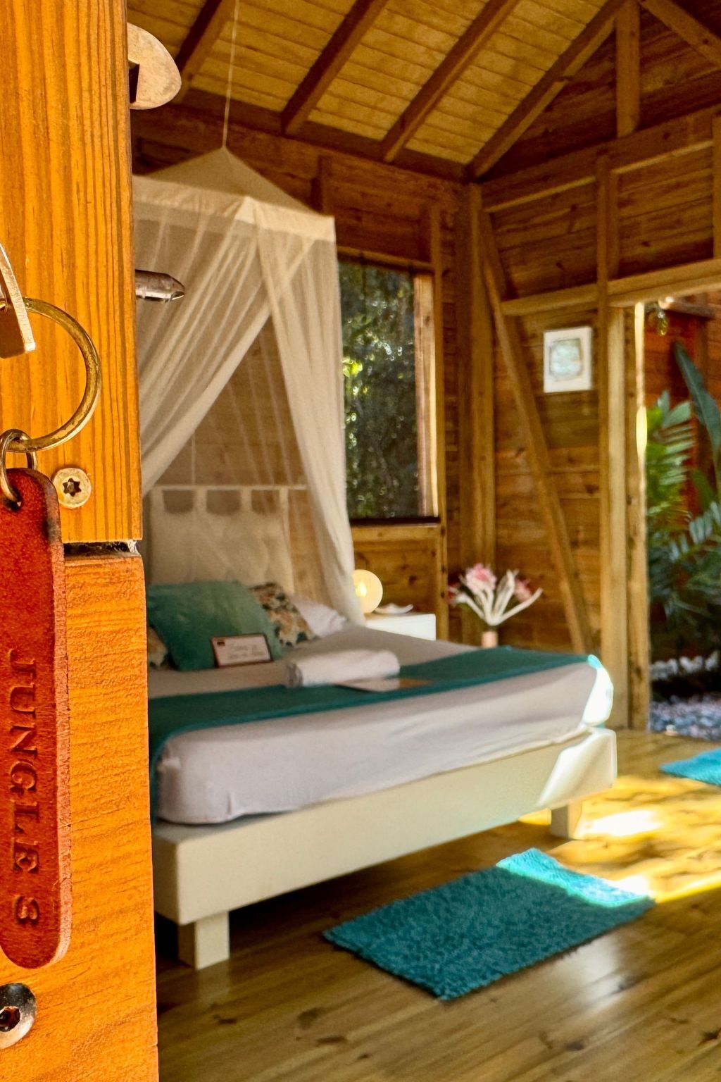 Cabane dans les arbres avec piscine privée à Deshaies - Photo 13