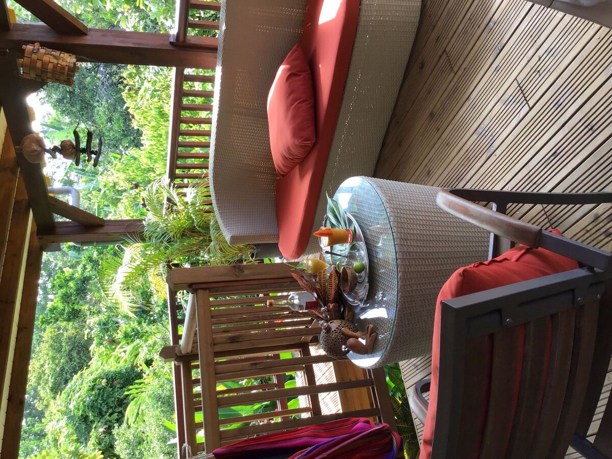 Appartement 2 chambres à Sainte-Rose, terrasse bois en nature - Photo 3