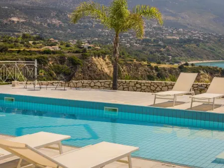 Location maison à Argostoli, Ferienvilla Seaspray mit Blick auf das Wasser