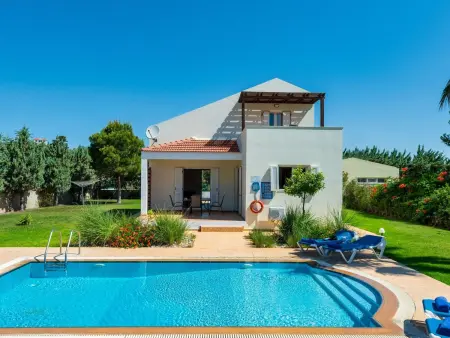 Location maison à Archangelos, Ferienvilla Athena Classico mit Pool