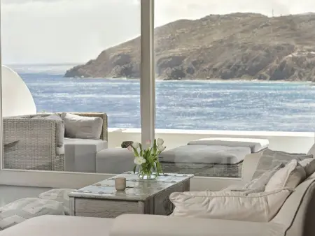 Location maison à Mykonos (Stadt), Villa Serene zu Fuß zu 4 Stränden