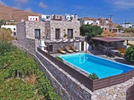 Location maison à Syros, mit Privatpool für 8 Personen und 2 Kinder in Megas Gialos, Kykladen