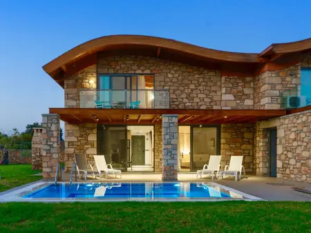 Location maison à Gennadi, mit Garten, Grill und Terrasse