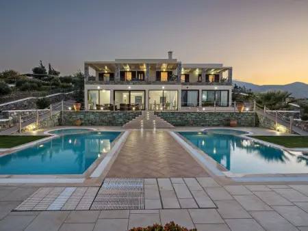 Location maison à Agia Pelagia, Hochzeit Villa Anemomylos Beheizter Pool Jacuzzi