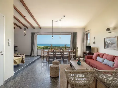 am Strand mit Pool für eine oder zwei Familien, Location Maison 5 personnes à Agia Marina - Photo 7