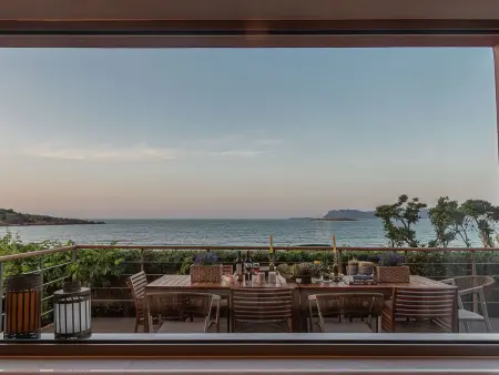 am Strand mit Pool für eine oder zwei Familien, Location Maison 5 personnes à Agia Marina - Photo 14