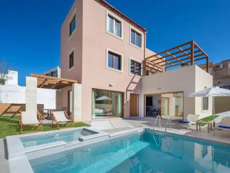 Location maison à Agia Marina, Haus in Agia Marina mit Außenpool