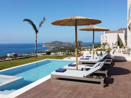 Location maison à Almyrida, Villa Mare I Free Beheizter Pool, Unendlich blau