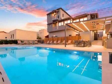 Location maison à Georgioupoli, Stafa Villa Privater Pool