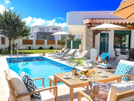 Location maison à Georgioupoli, Eliomar Villa am Strand