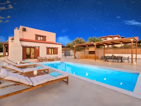 Location maison à Georgioupoli, Vegghera Villa mit Bergblick