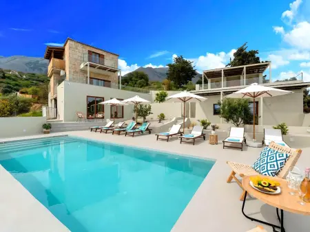 Soluna Villa Privater Pool, Location Maison 10 personnes à Georgioupoli - Photo 4