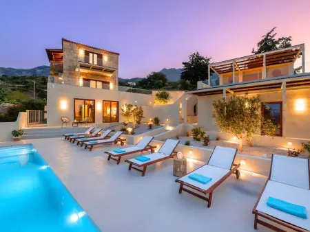 Soluna Villa Privater Pool, Location Maison 10 personnes à Georgioupoli - Photo 36