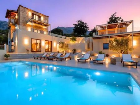 Soluna Villa Privater Pool, Location Maison 10 personnes à Georgioupoli - Photo 37