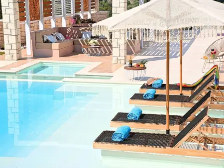 Blue Lake Villa Beheizter Pool, Location Maison 8 personnes à Georgioupoli - Photo 6