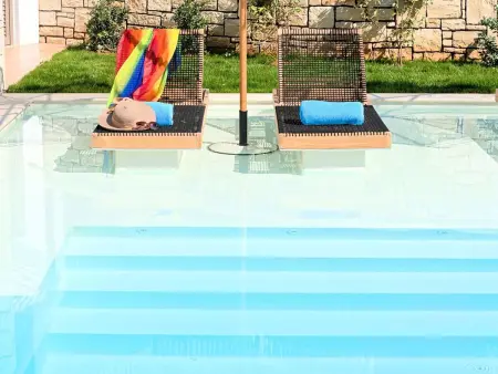 Blue Lake Villa Beheizter Pool, Location Maison 8 personnes à Georgioupoli - Photo 27