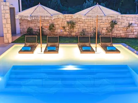 Blue Lake Villa Beheizter Pool, Location Maison 8 personnes à Georgioupoli - Photo 30