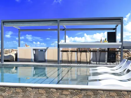 Grey Grand Villa Privater Pool, Location Maison 12 personnes à Georgioupoli - Photo 6