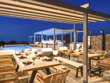Grey Grand Villa Privater Pool, Location Maison 12 personnes à Georgioupoli - Photo 37