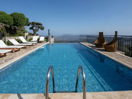 Location maison à Georgioupoli, Geroulios Kastro Villa I-Frei Beheizter Pool,Meerblick