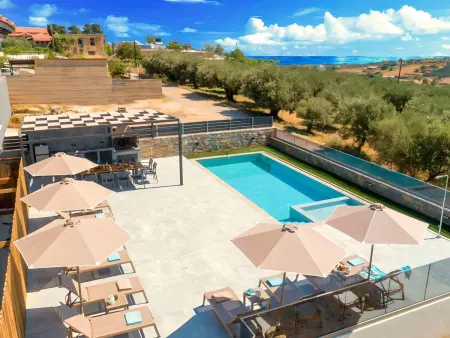 Stafa Villa Privater Pool, Location Maison 12 personnes à Georgioupoli - Photo 7