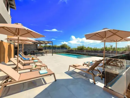 Stafa Villa Privater Pool, Location Maison 12 personnes à Georgioupoli - Photo 16