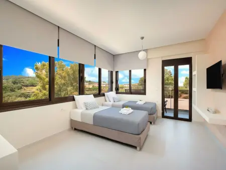 Stafa Villa Privater Pool, Location Maison 12 personnes à Georgioupoli - Photo 20