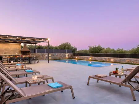 Stafa Villa Privater Pool, Location Maison 12 personnes à Georgioupoli - Photo 32