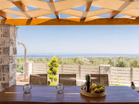 Family Villa Privater Pool Grillplatz Meerblick, Location Maison 5 personnes à Adele - Photo 24