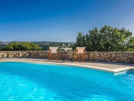 Location maison à Adele, Villa aus Stein mit privatem Pool und BBQ-Bereich