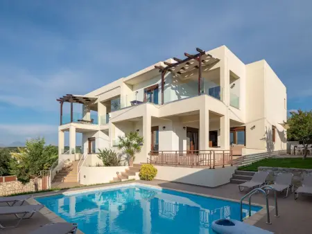 Location maison à Adele, Ferienvilla Rousa mit Bergblick