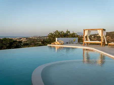 Location maison à Adele, Villa mit Meerblick und privatem Pool, BBQ 1,5km vom Strand entfernt