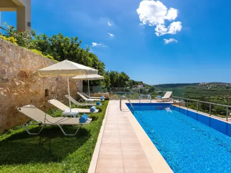 Villa  Kampos  mit eigenem Pool, Location Maison 10 personnes à Roumeli - Photo 9