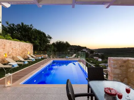 Villa  Kampos  mit eigenem Pool, Location Maison 10 personnes à Roumeli - Photo 12