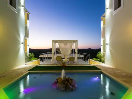 Villa  Kampos  mit eigenem Pool, Location Maison 10 personnes à Roumeli - Photo 16